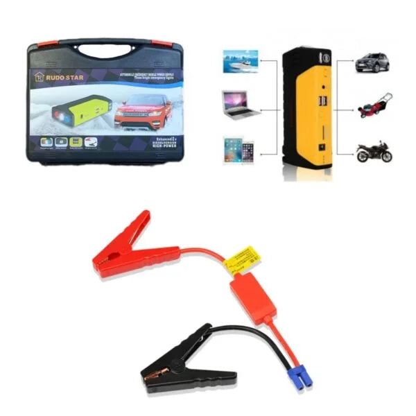 JUMPER DE VEHICULO TM15 + BOMBA DE AIRE KIT TODO EN UNO MD-10505