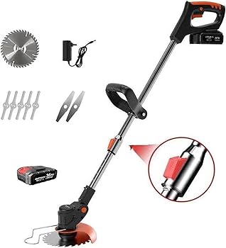 MAQUINA CORTA CESPED ELECTRICO PLEGABLE 2 BATERÍA 48V