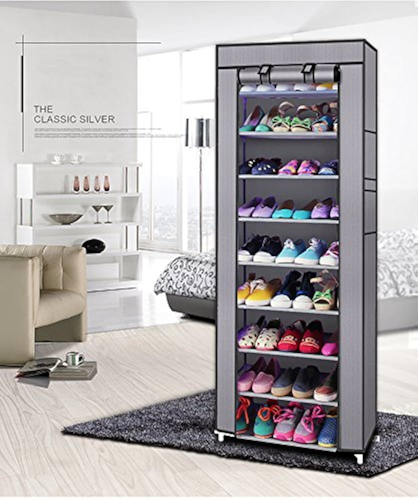 Organizador de Zapatos de 9 Niveles – Ahorra Espacio y Mantén Todo en Orden
