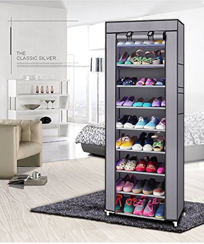 Organizador de Zapatos de 9 Niveles – Ahorra Espacio y Mantén Todo en Orden