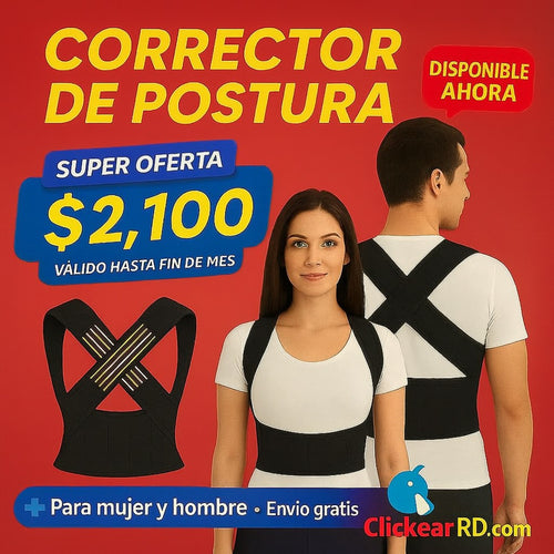 🌟 Corrector de Postura Ajustable🌟