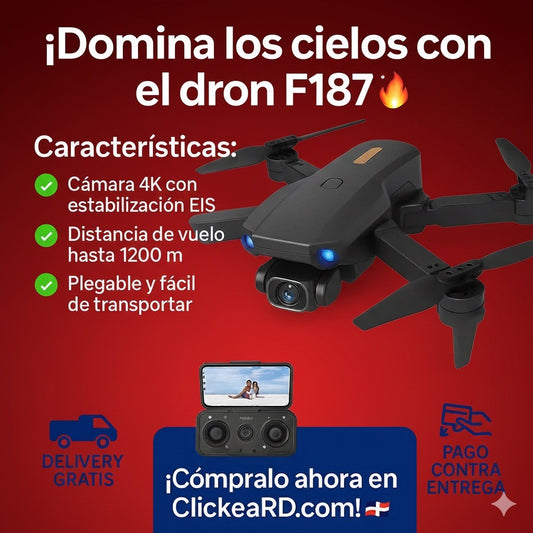 🚀 DRON F187 🌤️