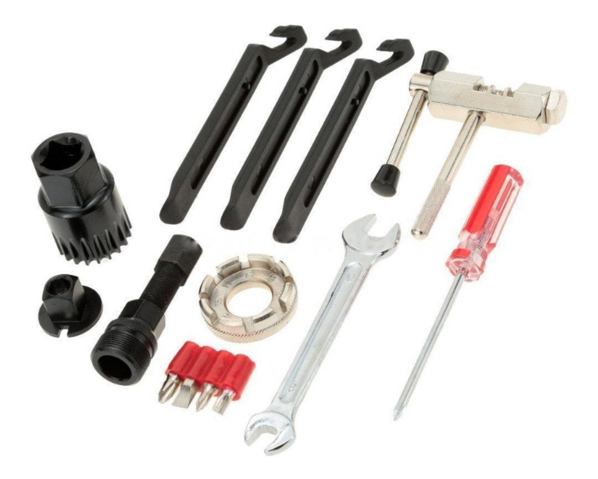 SET HERRAMIENTAS DE REPARACIÓN DE NEUMÁTICOS DE REPARACIÓN DE EJES BICICLETA
